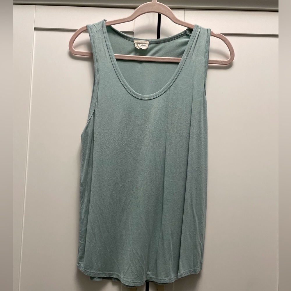 1.4.3. Story by Line Up Light Green Tank Top
